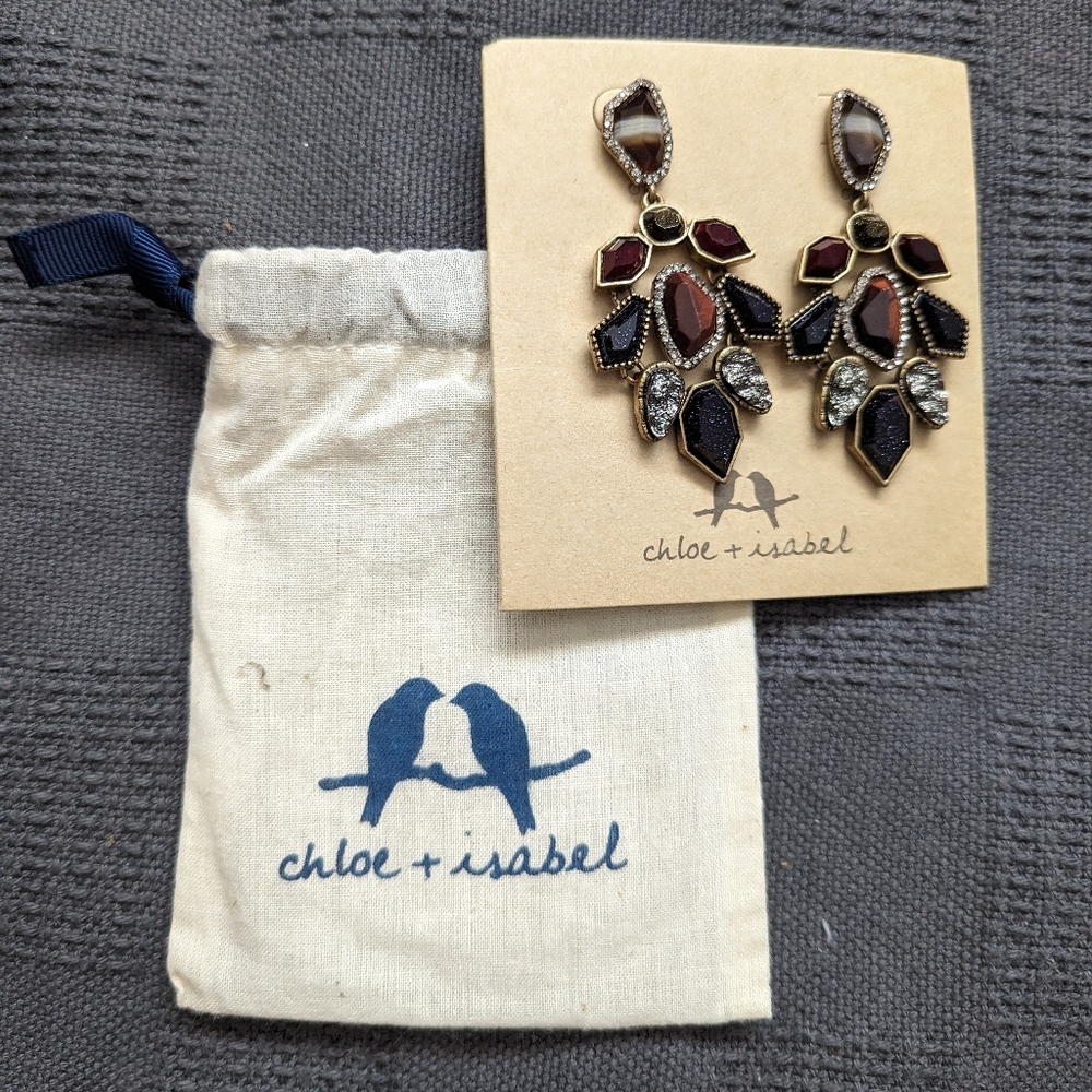 NWOT Chloe + Isabel statement earrings (2 for $24)